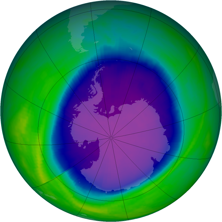 Ozone Map 1998-10-04